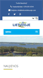 Mobile Screenshot of kelioneslietuvoje.com